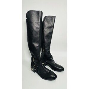 Vince Camuto Womens Preshent Over-The-Knee Riding Boots Size 6.5 Leather  NWOB